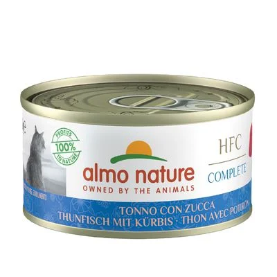 Almo Nature HFC Complete 6 x 70 g Atún con calabaza