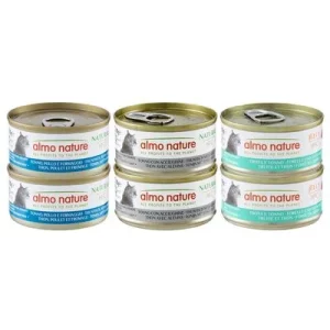 Almo Nature HFC Natural 6 x 70 g Pack mixto con atún (3 variedades)