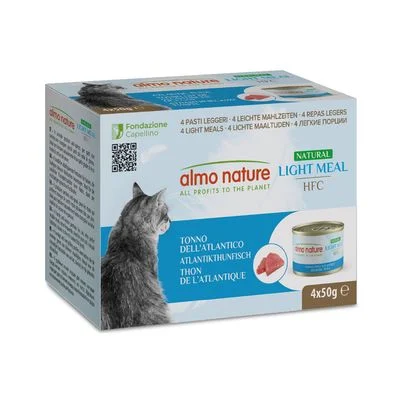 Almo Nature HFC Natural Light 4 x 50 g Atún del Atlántico