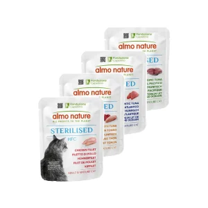 Almo Nature HFC Sterilised - Bolsita de comida - Comida para gatos