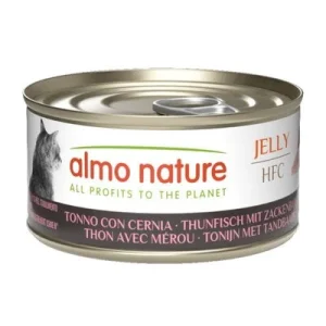 Almo Nature Jelly HFC 24 x 70 g - Pack Ahorro Atún con mero
