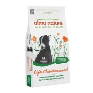 Almo Nature Life Maintenance 2 x 12 kg - Pack Ahorro Adult Medium con cordero y arroz (2 x 12 kg)