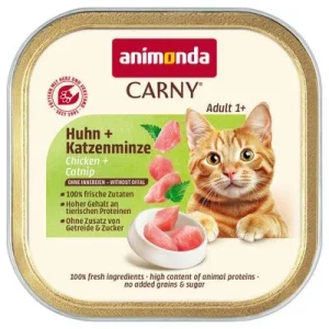 animonda Carny Adult 64 x 85 g - Pack ahorro Pollo y menta para gatos