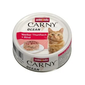 animonda Carny Ocean 24 x 80 g - Pack Ahorro Atún blanco y vacuno