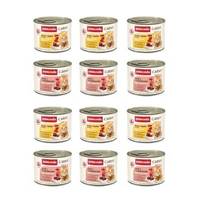 animonda Carny Senior 24 x 200 g - Pack Ahorro Mix (2 variedades)