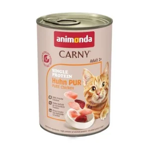 animonda Carny Single Protein Adult 24 x 400 g - Pack Ahorro Pollo puro