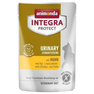 animonda Integra Protect Adult Cálculos urinarios 24 x 85 g para gatos Pollo