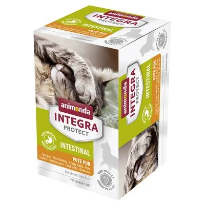 animonda Integra Protect Adult Intestinal con pavo para gatos 6 x 100 g