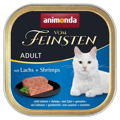 animonda vom Feinsten Adult 6 x 100 g Salmón y gambas