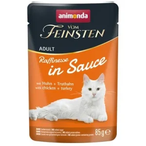 animonda vom Feinsten Adult Raffinesse en salsa 24 x 85 g con pollo y pavo