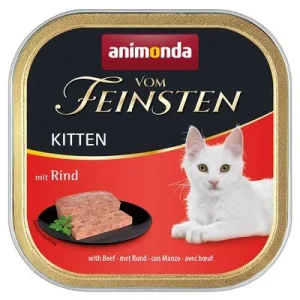animonda vom Feinsten Kitten 36 x 100 g - Pack Ahorro Con vacuno