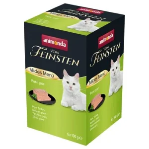 animonda Vom Feinsten Menú Suave Adult 6 x 100 g Pavo puro
