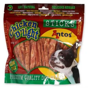 Antos STICKS Golosinas para perro Palitos de Pollo 400grs 1und ó Pack Ahorro 6unds