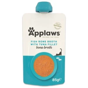 Applaws Caldo de hueso de pescado 24 x 85 g - Pack ahorro Con atún
