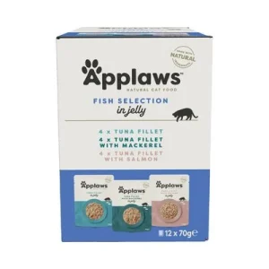 Applaws Cat Pouch en gelatina para gatos 12 x 70 g - Pack mixto 3 variedades