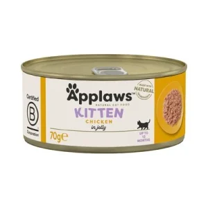 Applaws en gelatina 6 x 70 g latas para gatos Kitten pollo