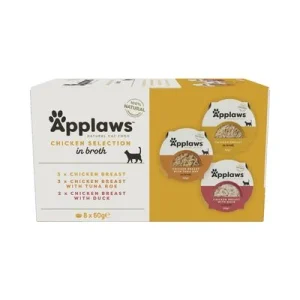 Applaws Tasty para gatos 8 x 60 g - Pack de prueba Selección de pollo