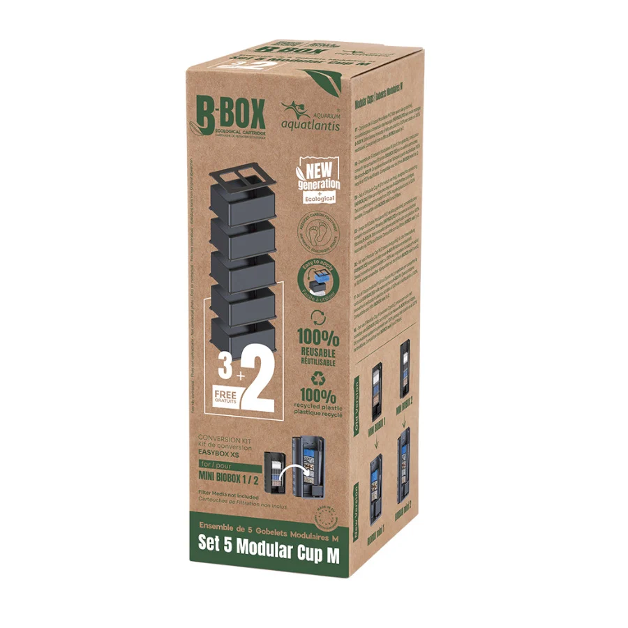 Aquatlantis B-Box Vasos Modulares M para Filtros para acuarios