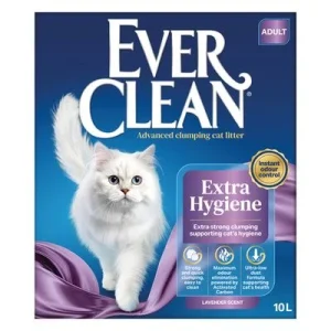 Arena aglomerante Ever Clean® Extra Higiene - Aroma a lavanda 10 l