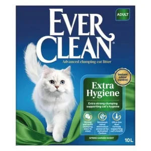 Arena aglomerante Ever Clean® Extra Hygiene - Spring Garden Scent 10 l