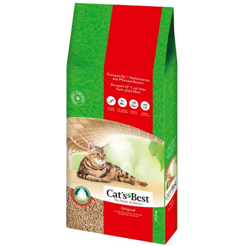 Arena Cat´s Best original vegetal aglomerante 100% Ecológica 10l ó 40l - Image 2