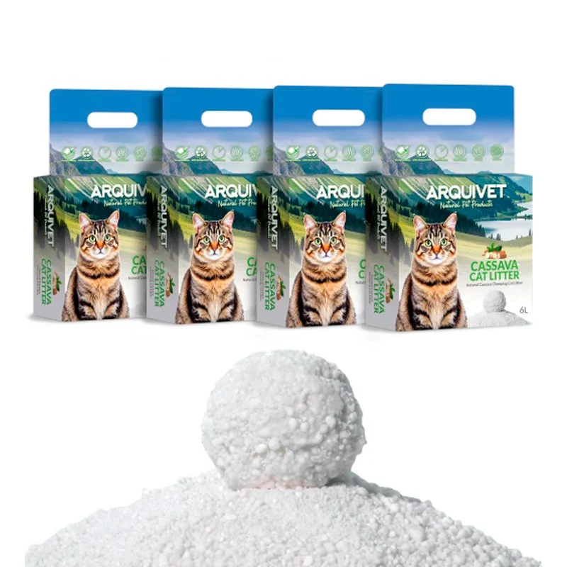 Arena de Cassava para Gatos Arquivet | 100% Aglomerante - Image 2