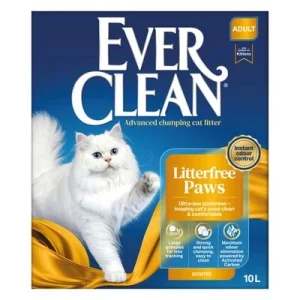 Arena Ever Clean® Litterfree Paws para gatos 10 l
