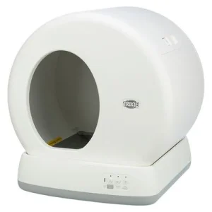 Arenero autolimpiable para gatos Trixie blanco