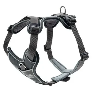 Arnés HUNTER Divo gris para perros T/M: 56-73 cm perímetro de pecho