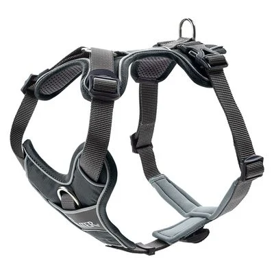 Arnés HUNTER Divo gris para perros T/M: 56-73 cm perímetro de pecho