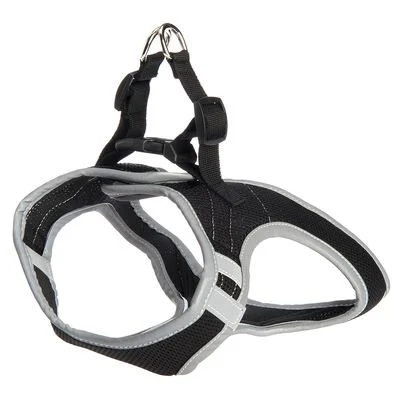 Arnés step-in Feel Free negro para perros M: 42-46 cm perím. de barriga