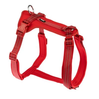Arnés TIAKI Neoprene rojo para perros S: 32 - 56 cm contorno de pecho
