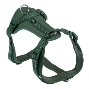 Arnés TIAKI Neoprene verde para perros S: 32 - 56 cm contorno de pecho