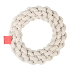 Aro de cuerda TIAKI Rope Ring juguete para perros 18 x 4,5 cm (Diám x Al)