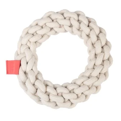 Aro de cuerda TIAKI Rope Ring juguete para perros 18 x 4,5 cm (Diám x Al)