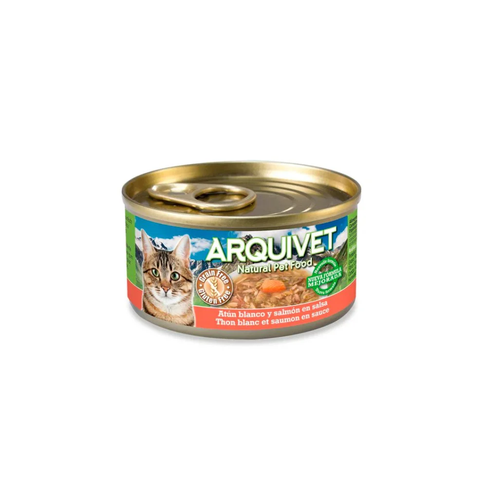 ARQUIVET Atún Blanco y Salmón en salsa – Mini Fillets