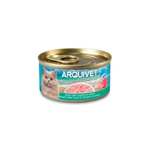 ARQUIVET Atún rojo y pollo en salsa – Mini Fillets