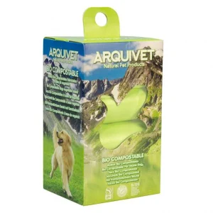 ARQUIVET Bolsas Biocompostables 8 Rollos x 15 Bolsas 1caja ó PACK AHORRO 10 UNIDADES