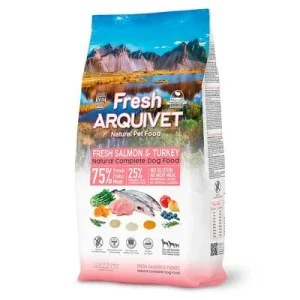 Arquivet Fresh salmón fresco y pavo 10 kg