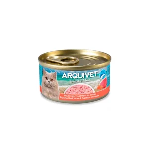 ARQUIVET Gato Atún rojo y salmón en salsa – Mini Fillets