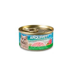 ARQUIVET Gato Atún rojo y verduras en salsa – Mini Fillets