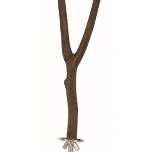 ARQUIVET | Percha Madera Forma de “Y” para Pájaros | 20cm