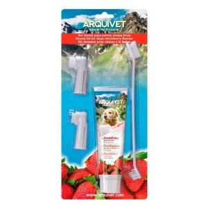 Arquivet Set de Pasta de Dientes y Cepillos sabor Fresa