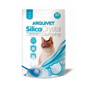 ARQUIVET Silica Crystal Clumping Arena Gato Aglomerante 3,8l (1 unidad ó Pack Ahorro 8unds)