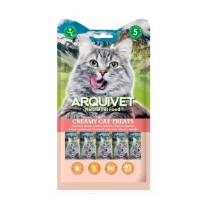 ARQUIVET Snack cremoso de Atún y Salmón – Creamy Cat Treats