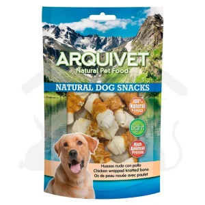 ARQUIVET Snacks naturales | Huesos con pollo 100g
