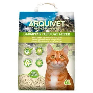 Arquivet Tofu Cat Litter Arena aglomerante de soja biodegradable