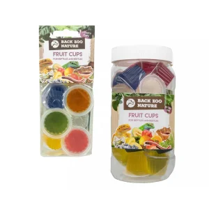 Back Zoo Nature Fruit Cups Reptiles y Escarabajos