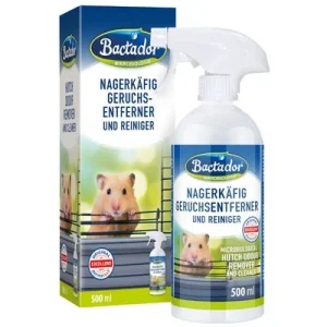 Bactador limpiador y quitaolores para jaulas de roedores 500 ml