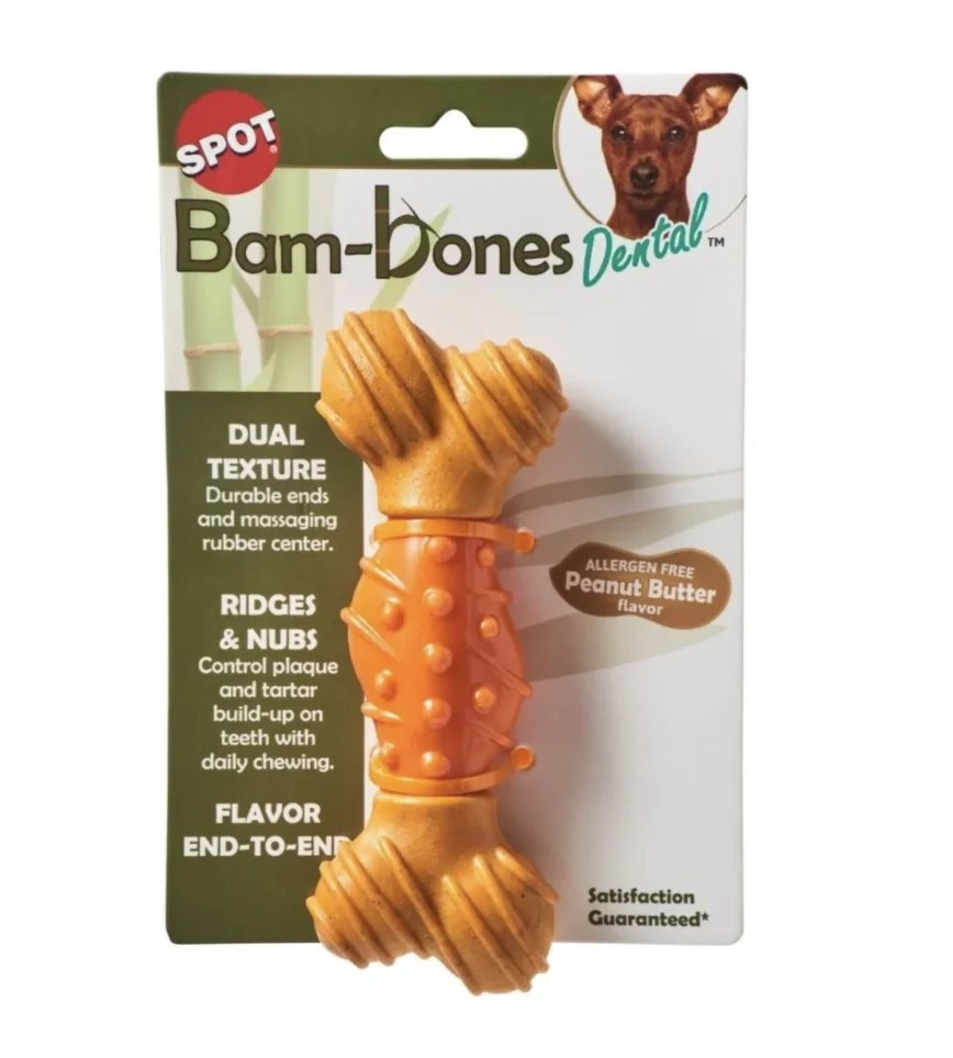 BAM- BONES DENTAL MANTEQUILLA DE MANI SMALL